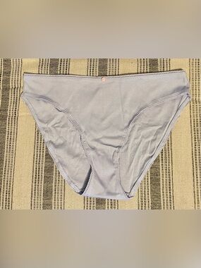 NWT Victoria's Secret Light Purple 100% Cotton Bikini Brief